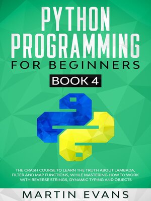 cover image of Python Programming for Beginners--Book 4